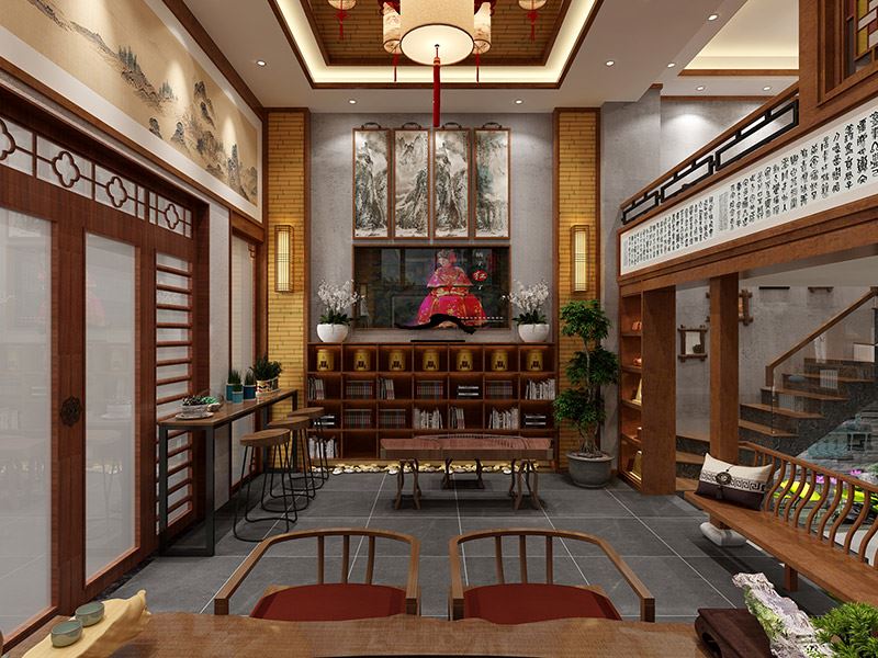 佛山市頤安·天璟名庭新古典風(fēng)格辦公空間裝修案例