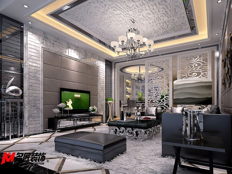 河源市得嘉花園現(xiàn)代簡(jiǎn)約風(fēng)格別墅裝修案例